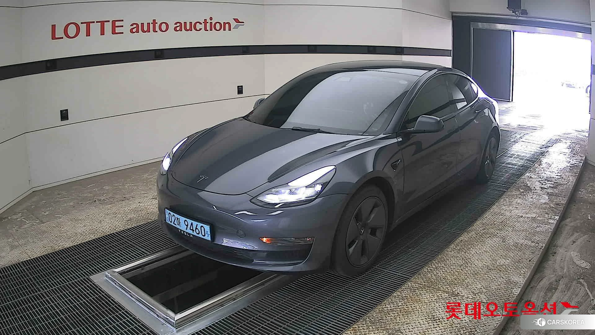 Tesla Model 3 Long Range 2022 Midnight Silver Metallic из Кореи, фото 5