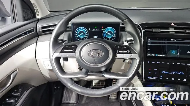 Hyundai Tucson Hybrid (NX4) 2022 Белый из Кореи, фото 5