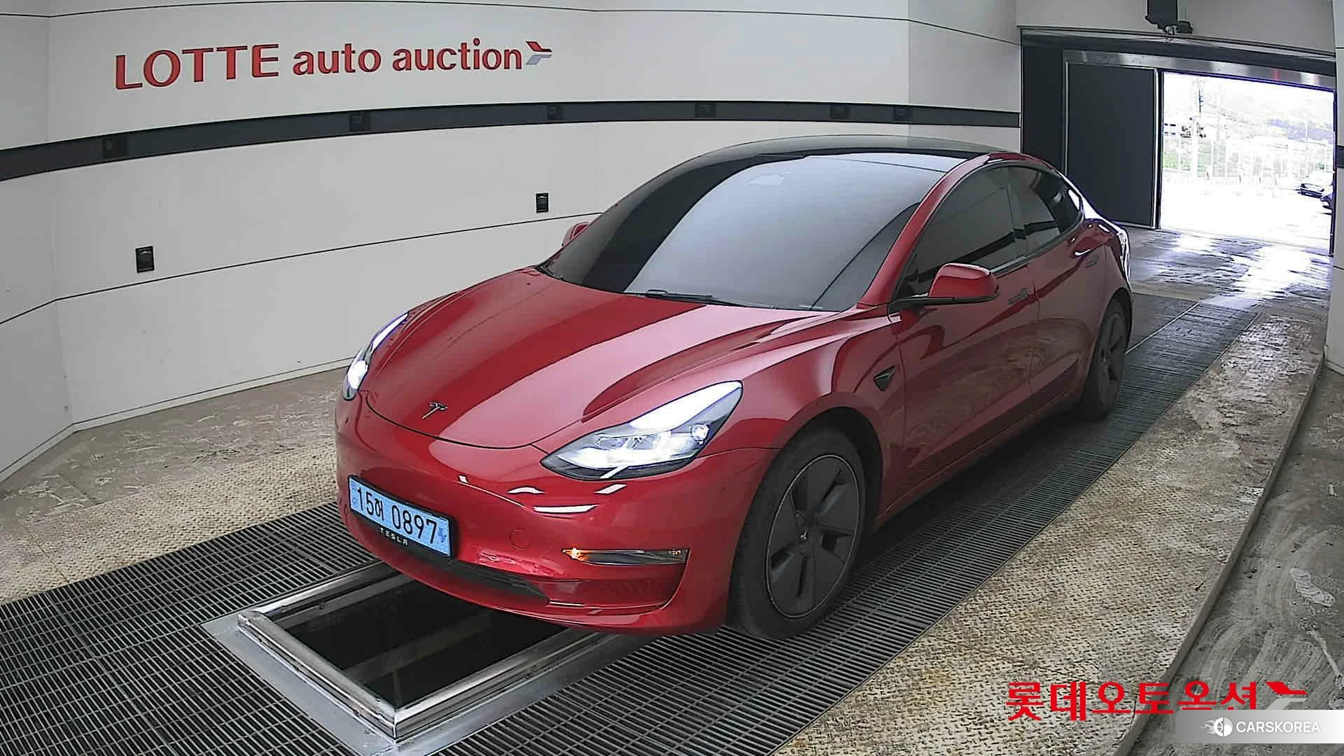 Tesla Model 3 Long Range 2022 Red Multi-coat из Кореи, фото 4