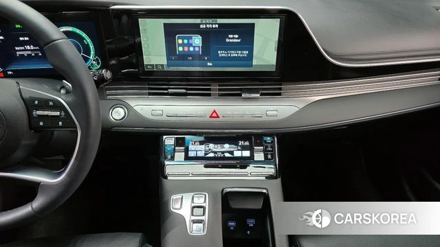 Hyundai The New Grandeur IG Hybrid 2021 Синий из Кореи, фото 5