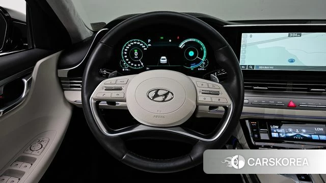 Hyundai The New Grandeur IG Hybrid 2022 Черный из Кореи, фото 5
