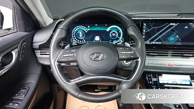 Hyundai The New Grandeur IG Hybrid 2022 Белый из Кореи, фото 5