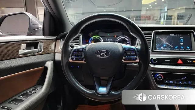 Hyundai Sonata New Rise Hybrid 2018 Серый из Кореи, фото 5