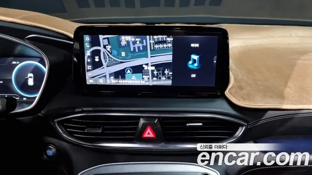 Hyundai The New Santa Fe 2022 Черный из Кореи, фото 5