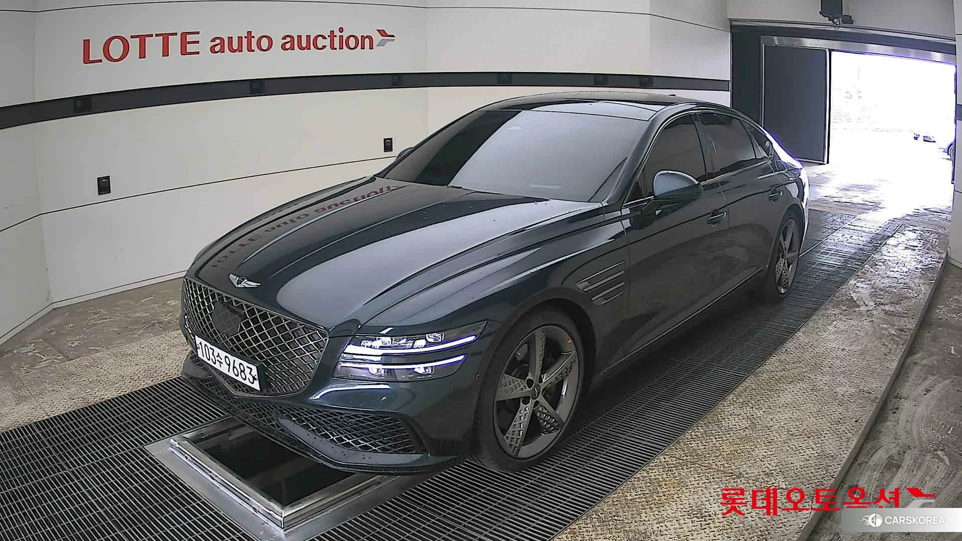 Hyundai G80 2022 Tasman Blue из Кореи, фото 5