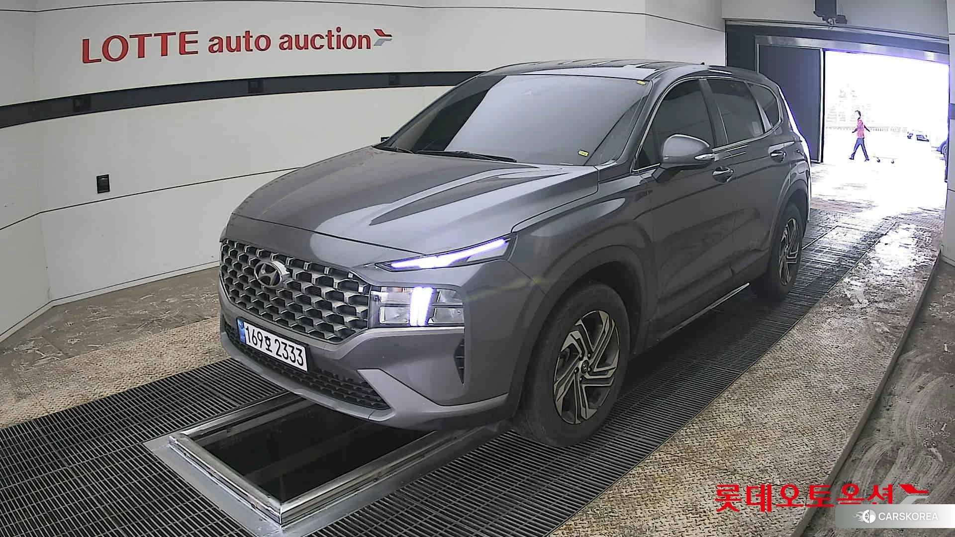 Hyundai Santa Fe 2022 Magnetic Grey Metallic из Кореи, фото 5