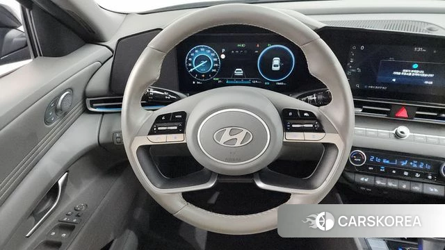 Hyundai The New Avante Hybrid (CN7) 2025 Черный из Кореи, фото 5