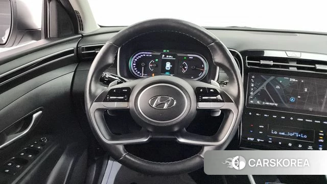 Hyundai Tucson Hybrid (NX4) 2021 Белый из Кореи, фото 5