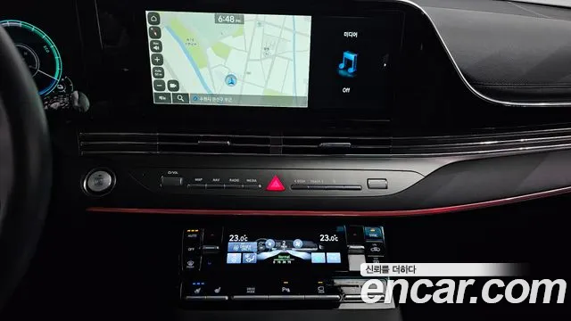 Hyundai The New Grandeur IG Hybrid 2022 Черный из Кореи, фото 5