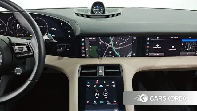 Porsche Taycan 2021 Небесно-голубой из Кореи, фото 5