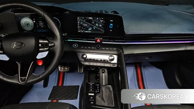 Hyundai The New Avante (CN7) 2024 Черный из Кореи, фото 5