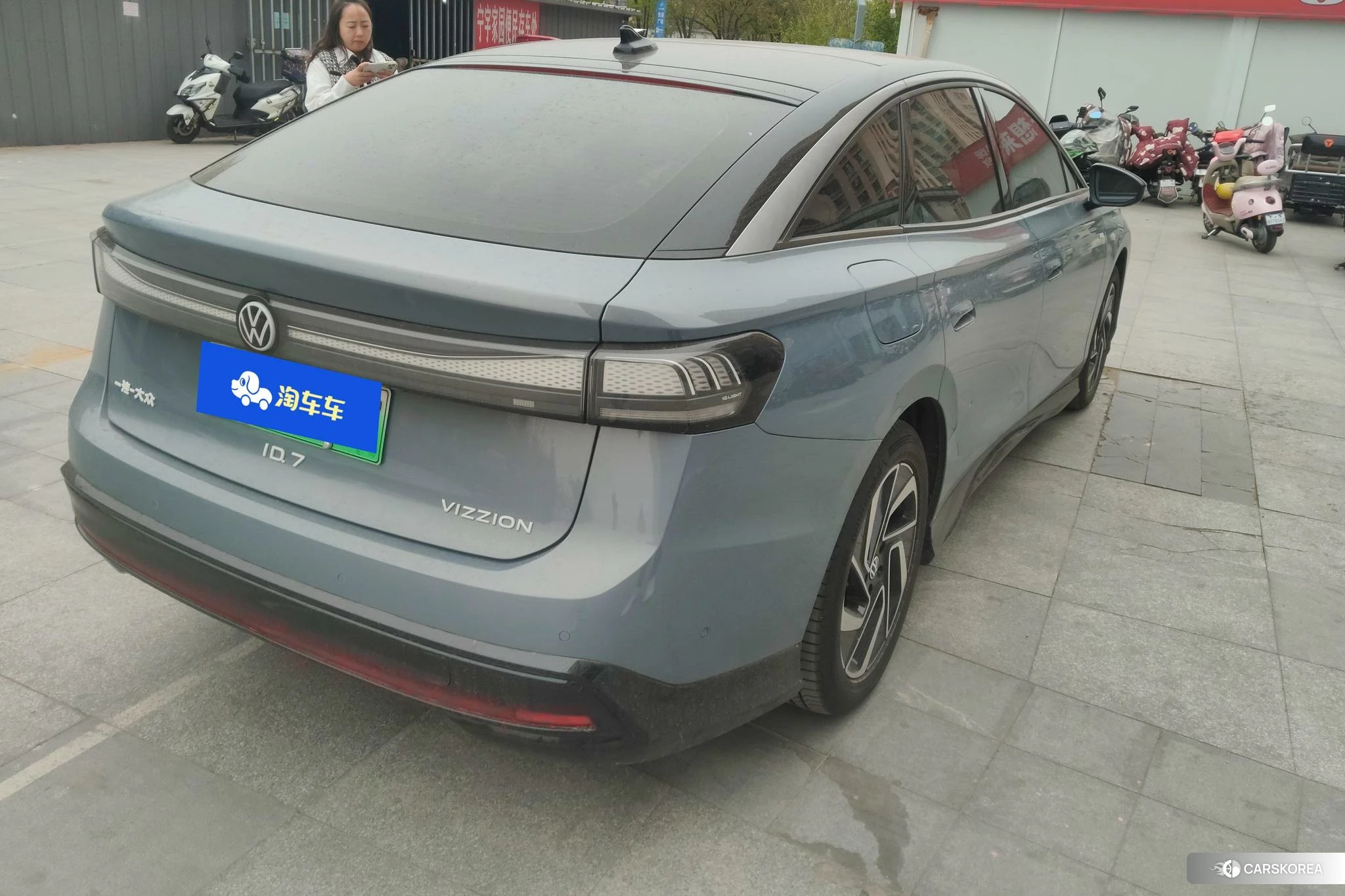 Volkswagen ID.7 VIZZION 2023 Синий из Китая, фото 5