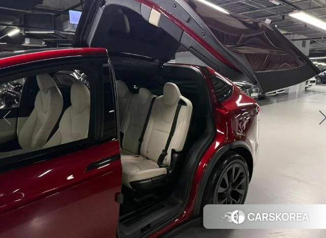 Tesla Model X 2023 Красный из Кореи, фото 5