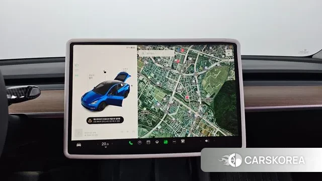 Tesla Model Y 2022 Синий из Кореи, фото 5