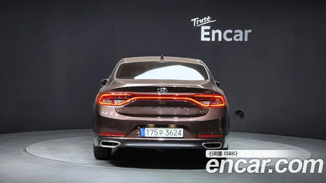 Hyundai Grandeur IG Hybrid 2019 Коричневый из Кореи, фото 5