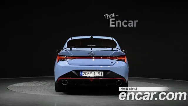 Hyundai Avante (CN7) 2022 Небесно-голубой из Кореи, фото 5