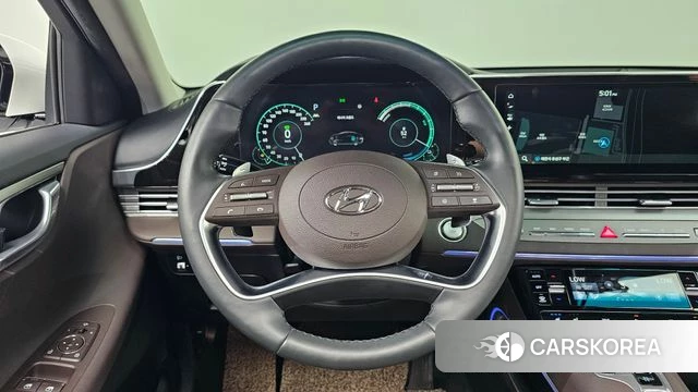 Hyundai The New Grandeur IG Hybrid 2020 Белый из Кореи, фото 5