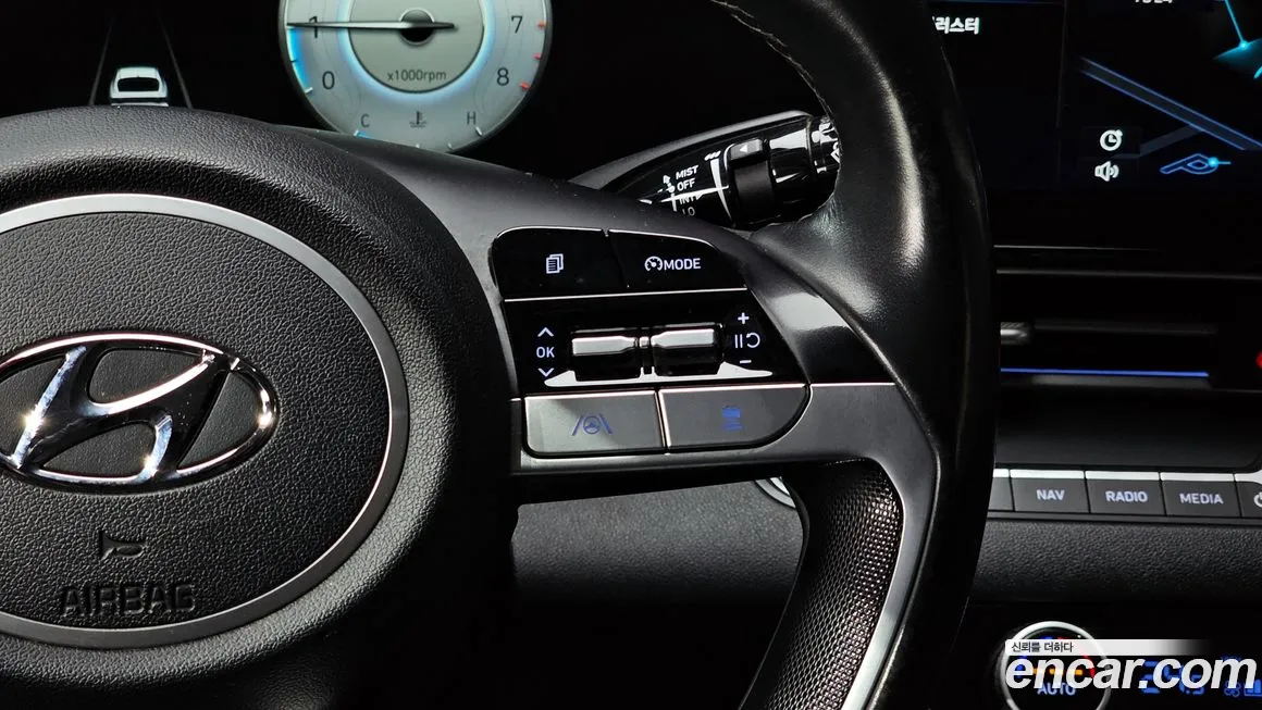 Hyundai Avante (CN7) 2020 Черный из Кореи, фото 5