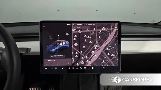 Tesla Model Y 2021 Синий из Кореи, фото 5