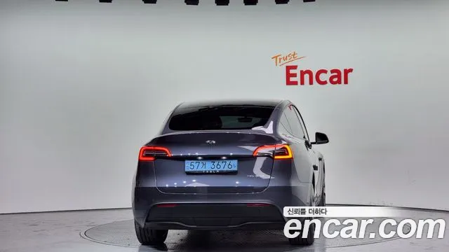 Tesla Model Y 2021 Серый из Кореи, фото 5