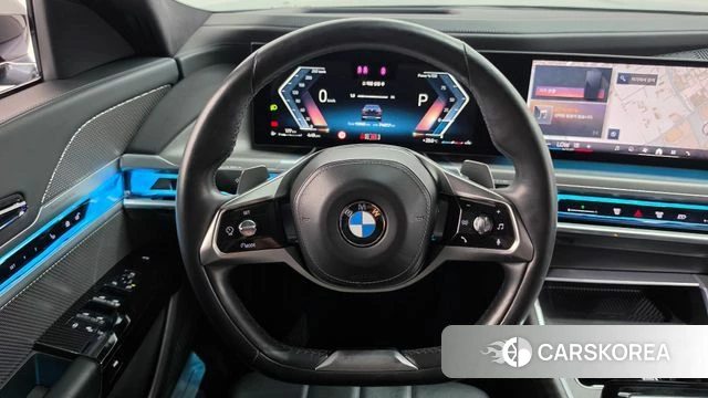 BMW 7 Series (G70) 2023 Черный из Кореи, фото 5