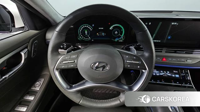 Hyundai The New Grandeur IG Hybrid 2021 Белый из Кореи, фото 5