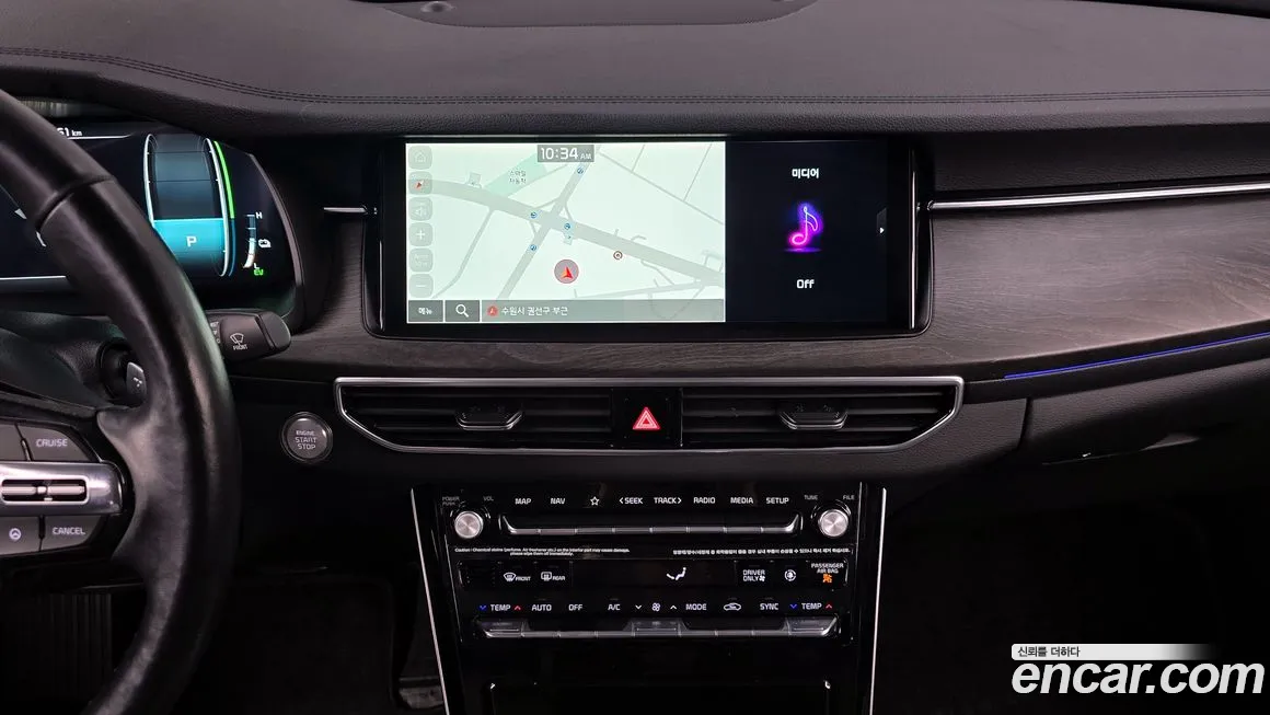 Kia K7 Premier Hybrid 2020 Черный из Кореи, фото 5