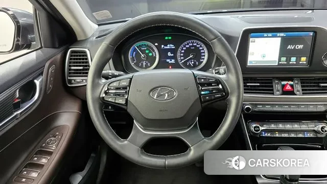 Hyundai Grandeur IG Hybrid 2019 Черный из Кореи, фото 5