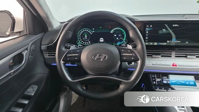 Hyundai The New Grandeur IG Hybrid 2021 Белый из Кореи, фото 5