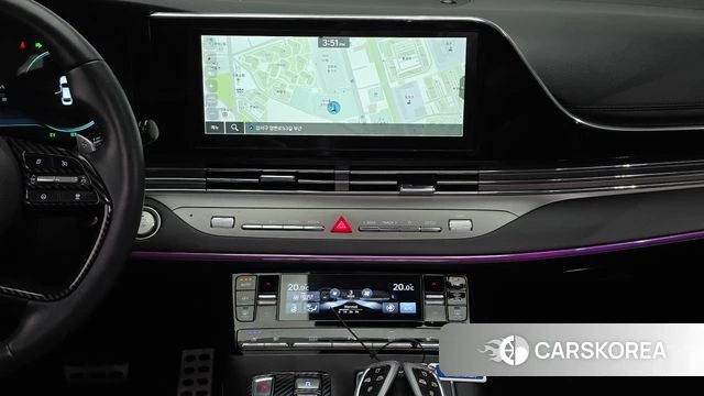 Hyundai The New Grandeur IG Hybrid 2022 Белый из Кореи, фото 5