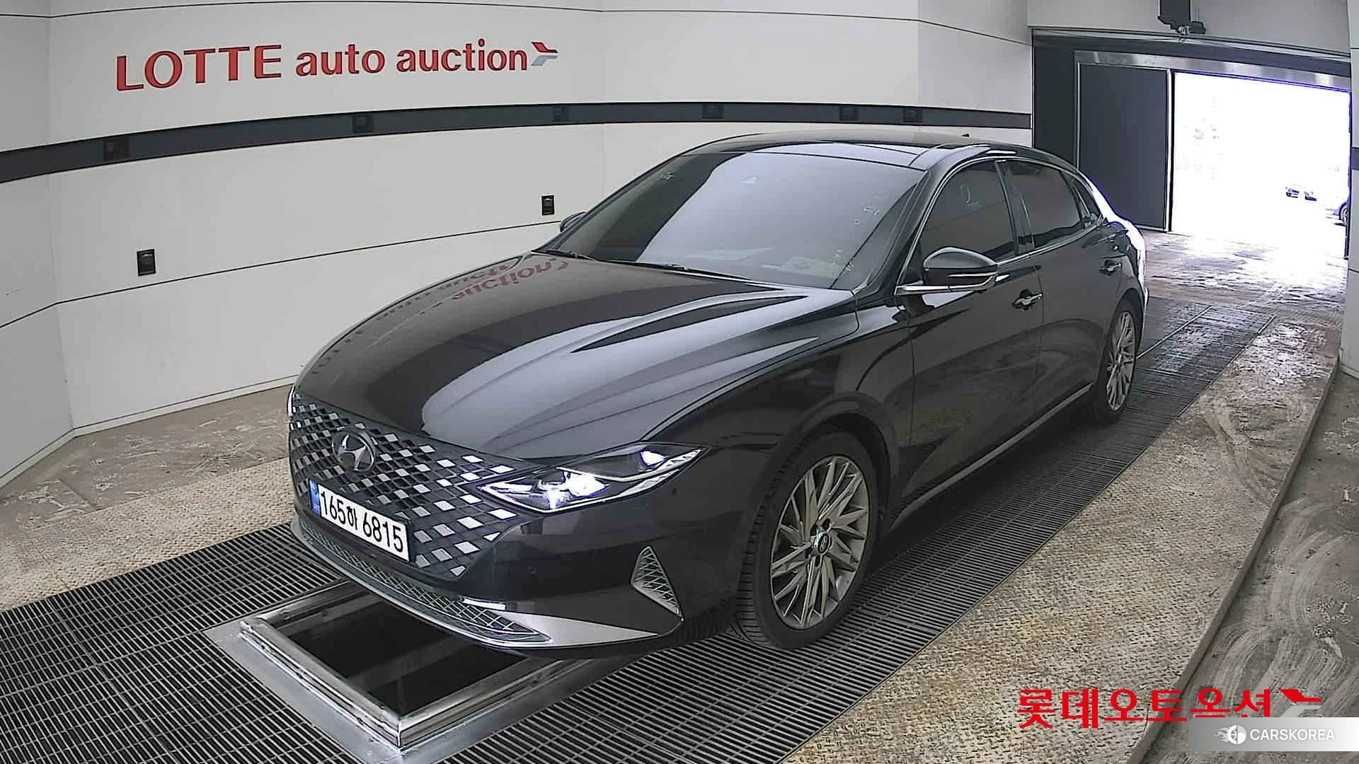 Hyundai Grandeur 2022 Midnight Black Pearl из Кореи, фото 5