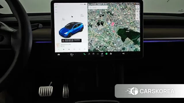 Tesla Model Y 2021 Синий из Кореи, фото 5