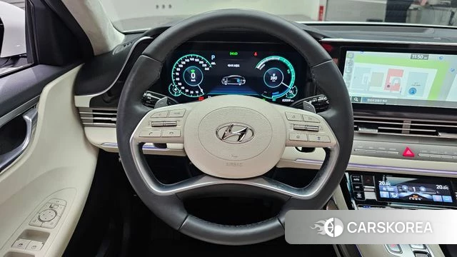 Hyundai The New Grandeur IG Hybrid 2022 Белый из Кореи, фото 5