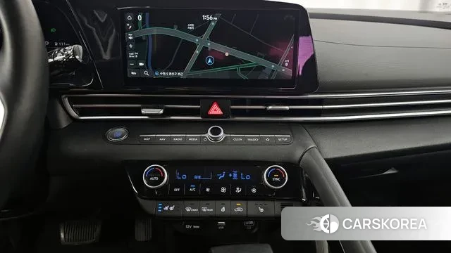 Hyundai Avante Hybrid (CN7) 2022 Черный из Кореи, фото 5