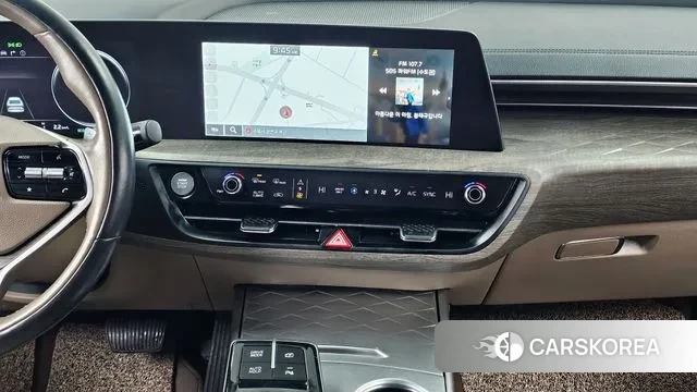 Kia K8 Hybrid 2021 Черный из Кореи, фото 5