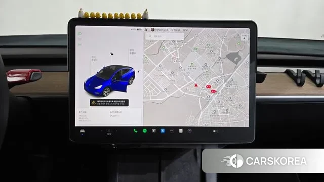 Tesla Model Y 2021 Синий из Кореи, фото 5