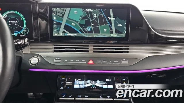 Hyundai The New Grandeur IG Hybrid 2020 Белый из Кореи, фото 5