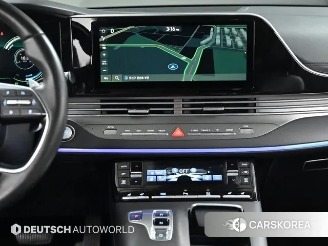 Hyundai The New Grandeur IG Hybrid 2021 Черный из Кореи, фото 5