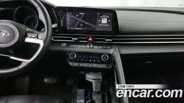 Hyundai Avante Hybrid (CN7) 2021 Белый из Кореи, фото 5