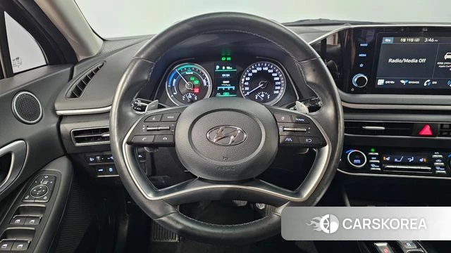 Hyundai Sonata Hybrid (DN8) 2023 Черный из Кореи, фото 5