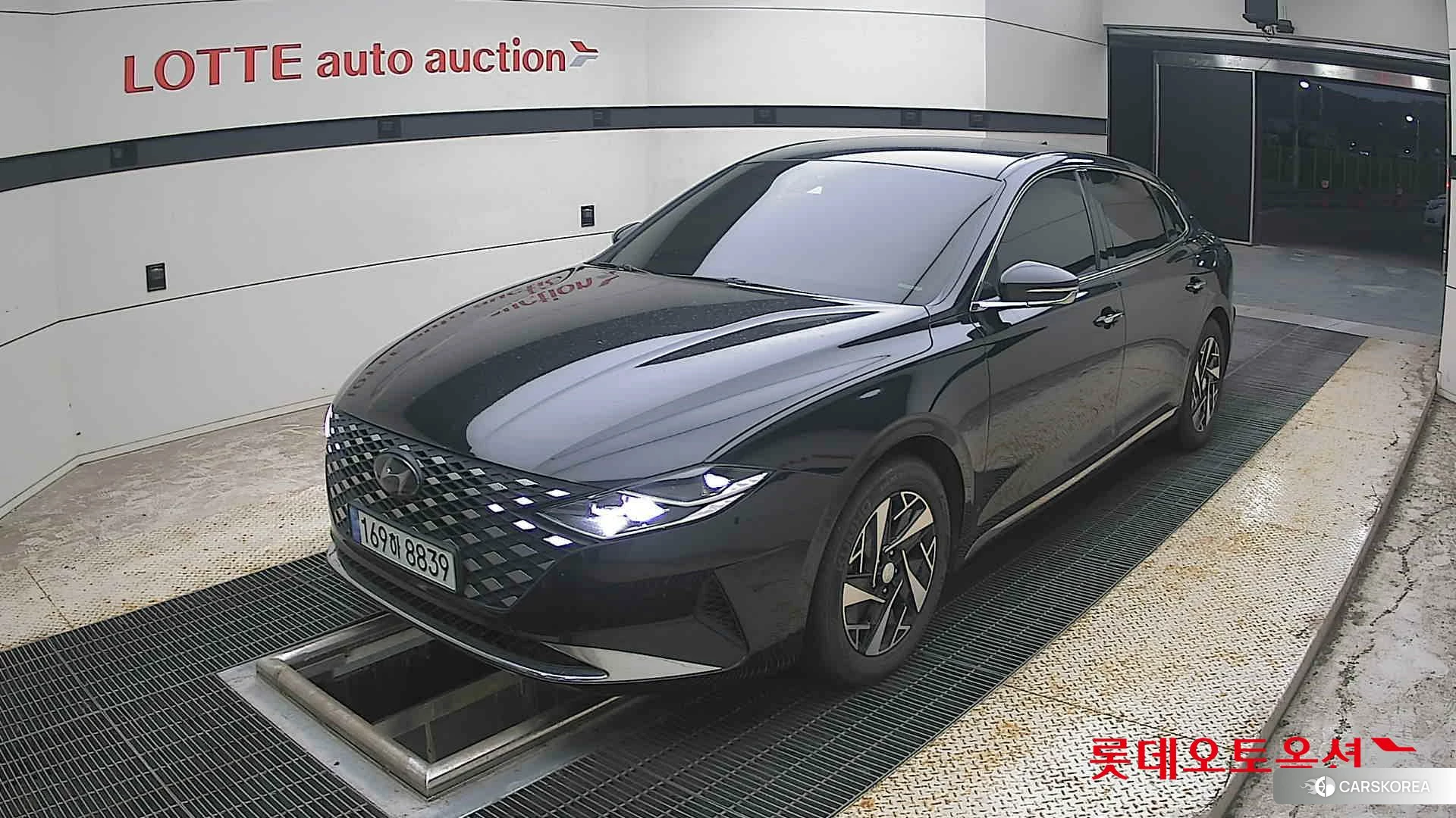 Hyundai Grandeur Hybrid 2022 Midnight Black Pearl из Кореи, фото 5
