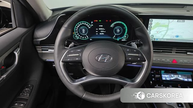 Hyundai The New Grandeur IG Hybrid 2021 Черный из Кореи, фото 5
