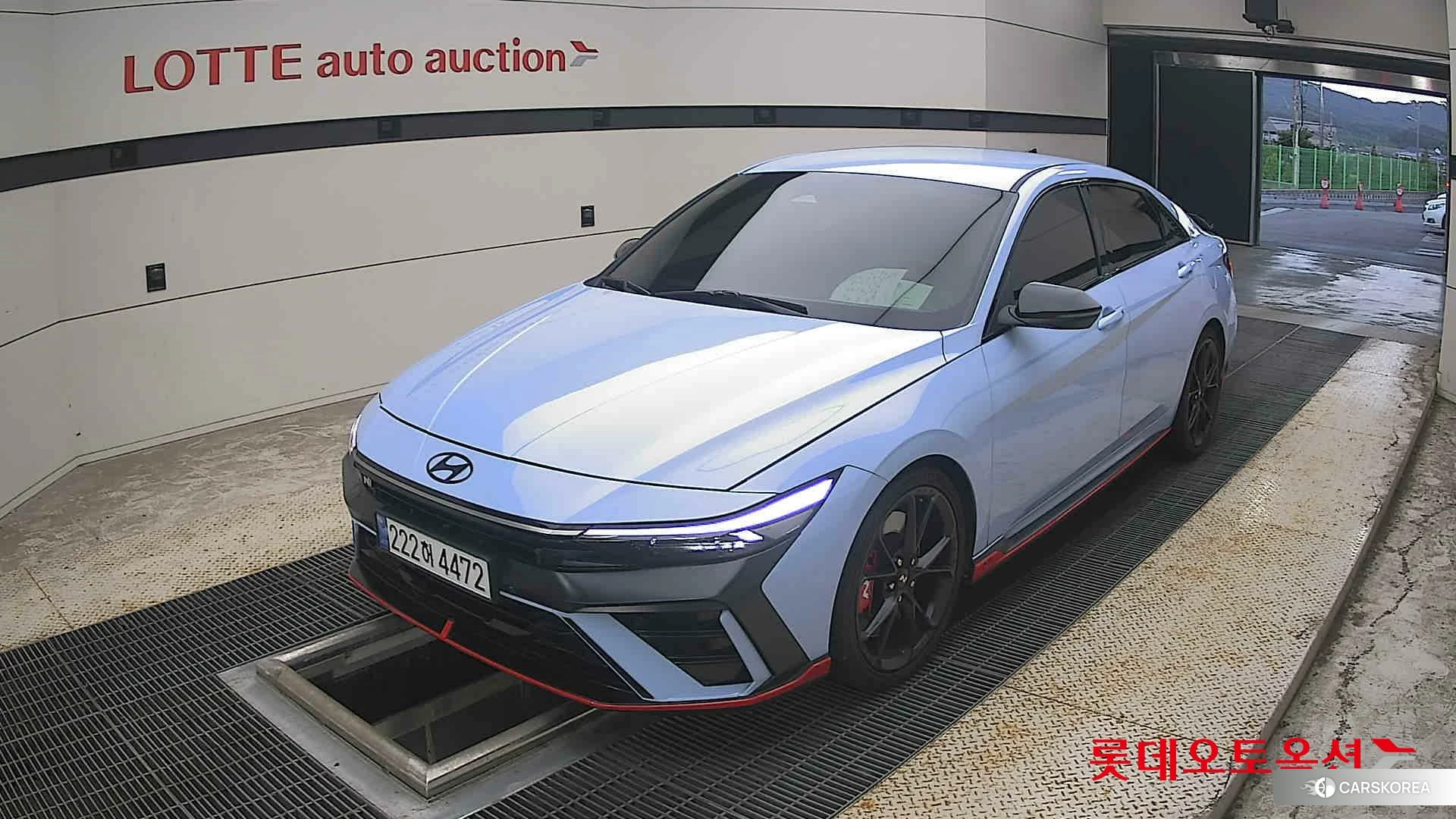 Hyundai Avante N 2024 Performance Blue из Кореи, фото 5