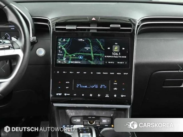 Hyundai Tucson Hybrid (NX4) 2022 Серебристо-серый из Кореи, фото 5