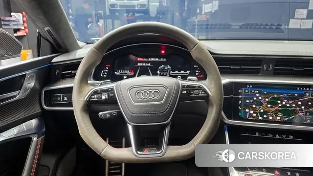 Audi RS7 (4K) 2021 Серебристо-серый из Кореи, фото 5