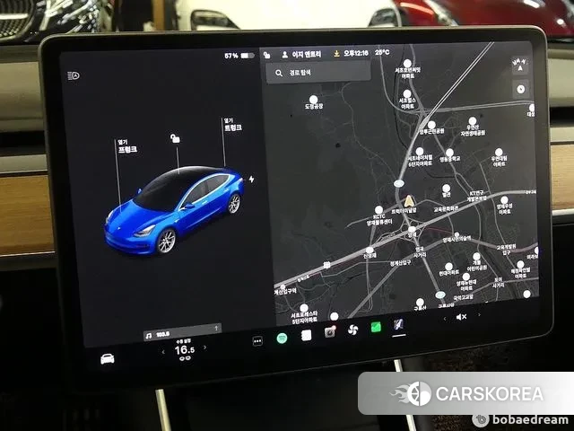 Tesla Model 3 2020 Синий из Кореи, фото 5