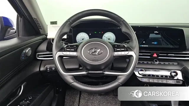 Hyundai Avante Hybrid (CN7) 2023 Синий из Кореи, фото 5