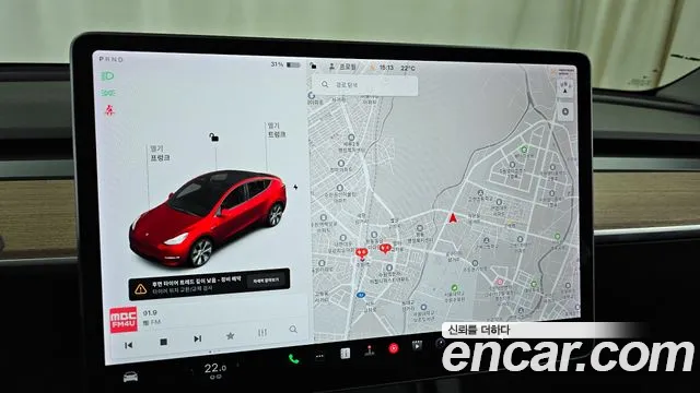 Tesla Model Y 2021 Красный из Кореи, фото 5