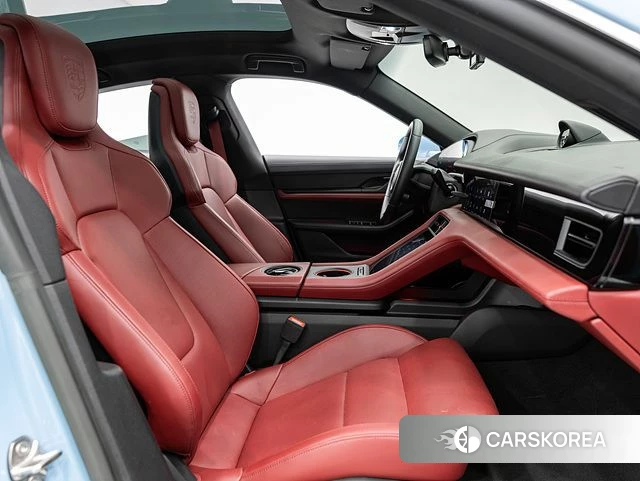 Porsche Taycan 2022 Небесно-голубой из Кореи, фото 5