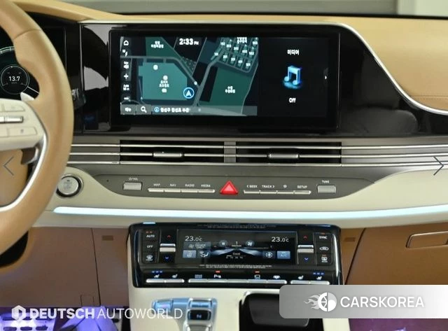 Hyundai The New Grandeur IG Hybrid 2022 Белый из Кореи, фото 5